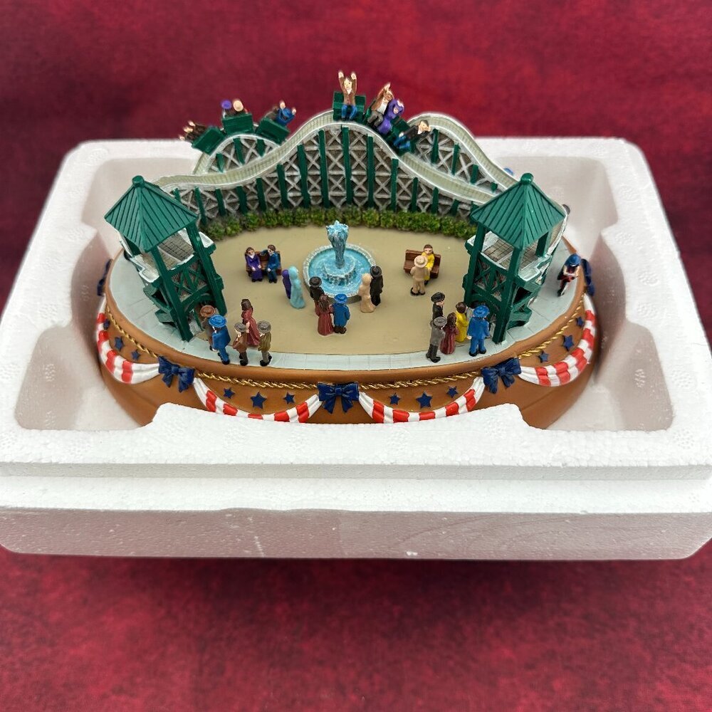 VINTAGE LIBERTY FALLS "ROLLER COASTER" MUSIC BOX # AH999 - Picture 2 of 10